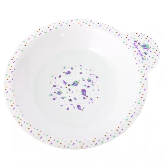 Набор посуды белый (тарелка мелкая, тарелка глубокая, чашка) - 3