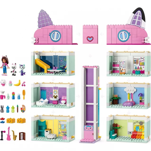 Конструктор Lego Gabby's Dollhouse Ляльковий будинок Габбі (10788) - 4
