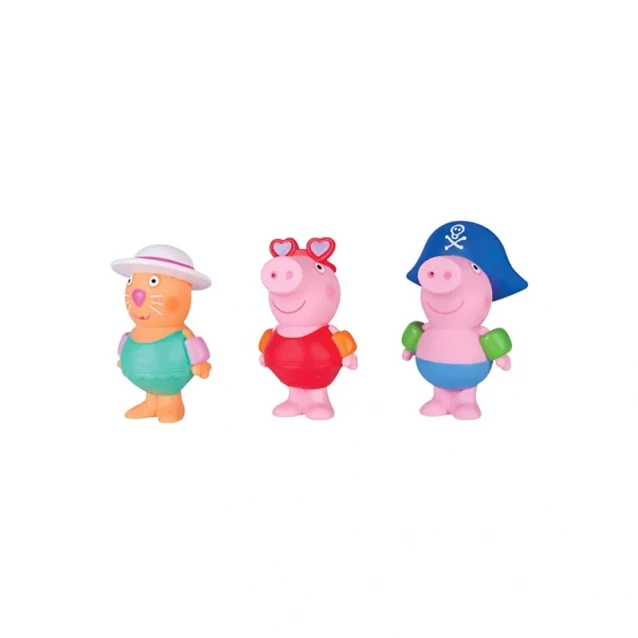 PEPPA Набір іграшок-бризкунчиків - ДРУЗІ ПЕППИ (3 фігурки) - 1