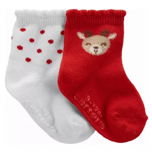 Набір шкарпеток для дiвчинки Carter's 46-61 см 2 шт (1M136610_0-3) - для дітей