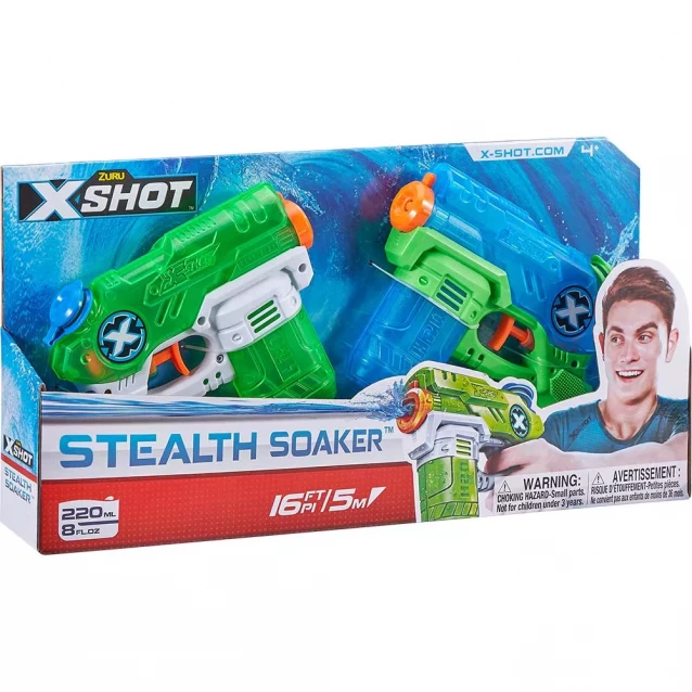 Набір водних бластерів X-Shot Water Warfare Stealth Soaker (01227R) - 3