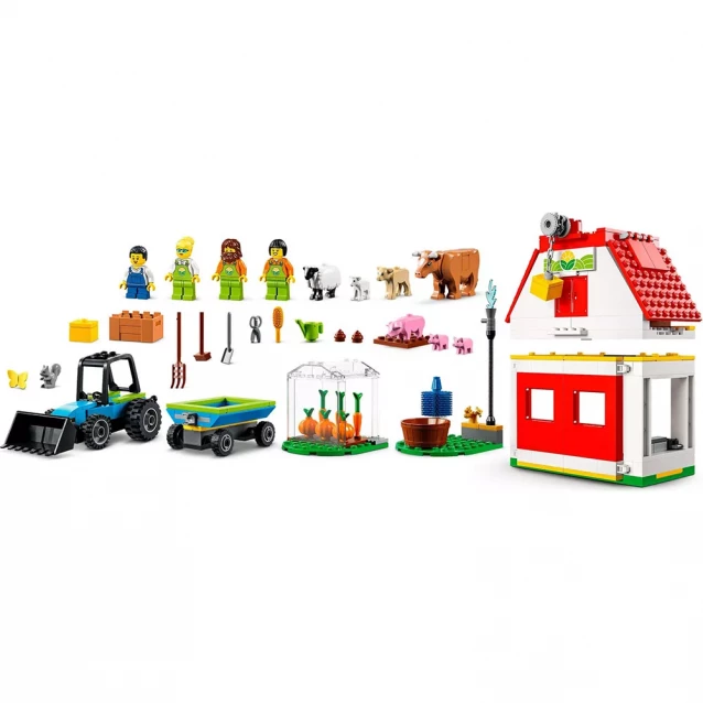 Конструктор Lego City Тварини на фермі та у хліві (60346) - 4