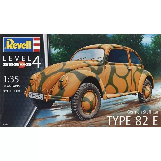 REVELL Автомобиль 1940г.,Германия German Staff Car TYPE 82E;1:35; 4 уровень 12+ - 4