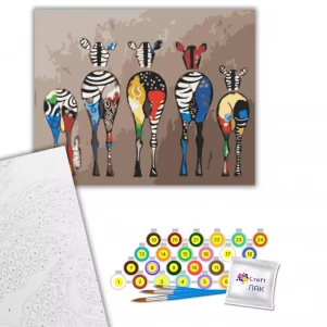 Картина за номерами Art Craft Життя, як веселка 40х50 см (11602-AC) дитяча іграшка