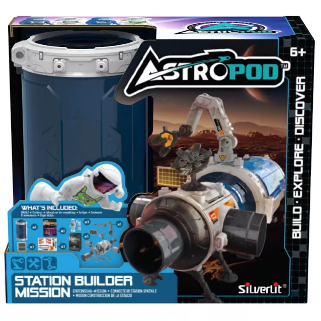 Ігровий набір з фігуркою Astropod Місія Побудуй модульну космічну станцію (80336) - 1