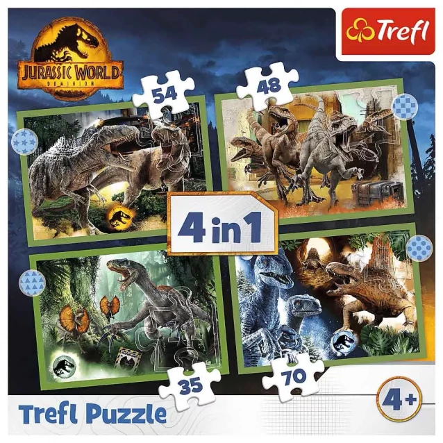 Пазлы Trefl Мир динозавров Угрожающие динозавры (34607) - 6
