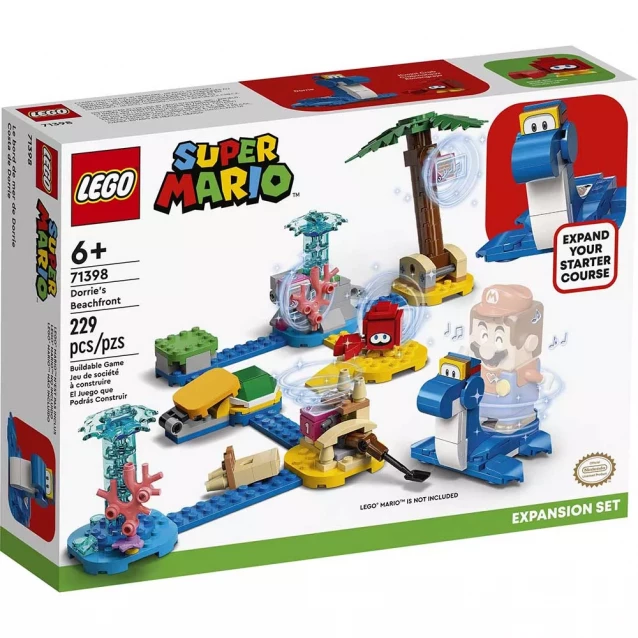 Конструктор LEGO Super Mario Дополнительный набор Пляж Дорри (71398) - 1
