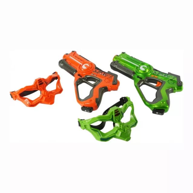 Набір пістолетів з масками UFT LASER TAG GUN (red+green) - 1