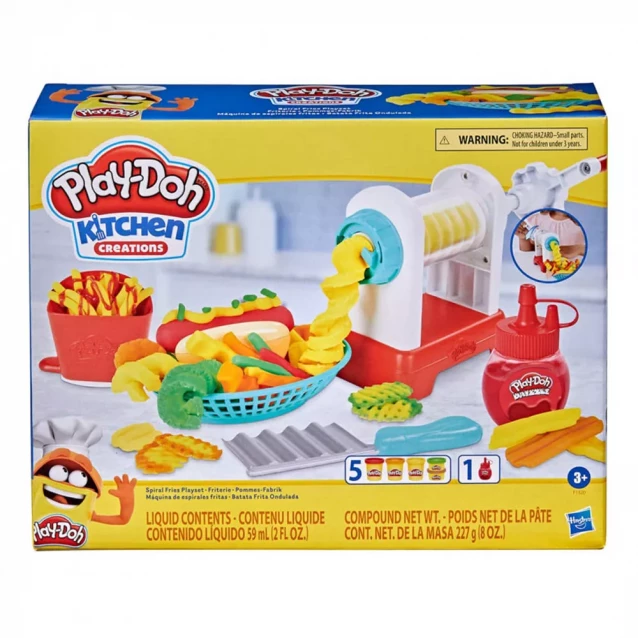 Набір пластиліну Play-Doh Картопля фрі 227 г (F13205L0) - 1