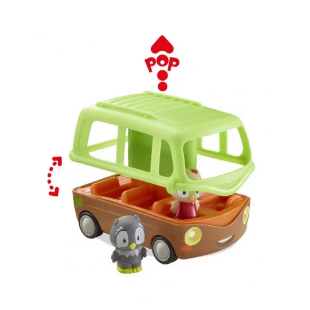 KLOROFIL Іграшка Автобус пригод (1 персонаж) Klorofil - 2
