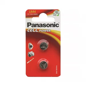 Батарейка Panasonic лужна LR44(A76, AG13, G13A, PX76, GP76A, RW82) блістер, 2 шт. дитяча іграшка