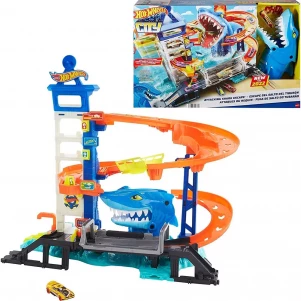 Ігровий набір Hot Wheels Втеча від лютої акули (HDP06) дитяча іграшка