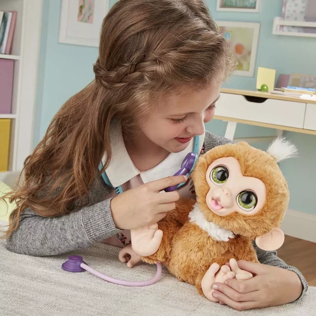 Інтерактивна іграшка FurReal Friends Мавпа Занді у доктора (E0367EU40) - 7