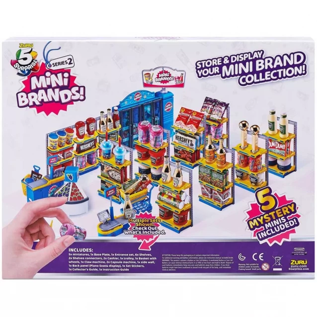 Ігровий набір Mini Brands Серія 3 Супермаркет Магазин біля будинку (77172) - 3