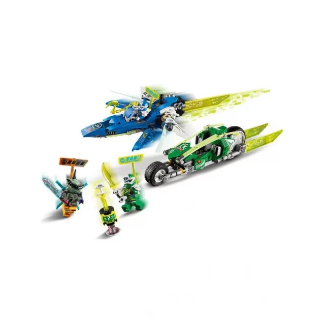 Конструктор LEGO Ninjago Скоростные рейсеры Джея и Ллойда (71709) - 5