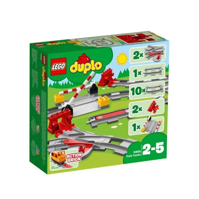 Конструктор LEGO Duplo Залізничні Колії (10882) - 1
