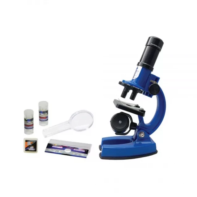 Мікроскоп EASTCOLIGHT синій, зі збільшенням у 600 разів (ES21331) - 1