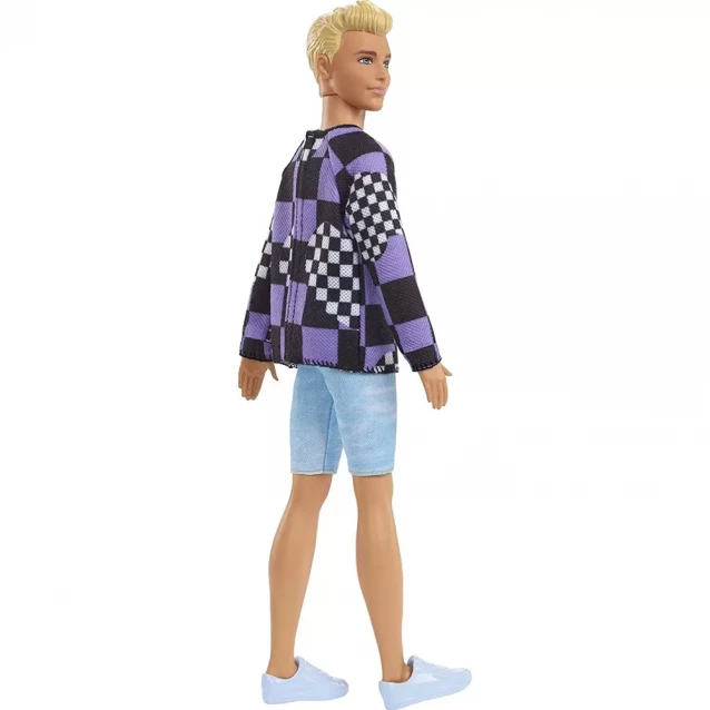 Лялька Кен "Модник" у светрі в клітинку Barbie - 5