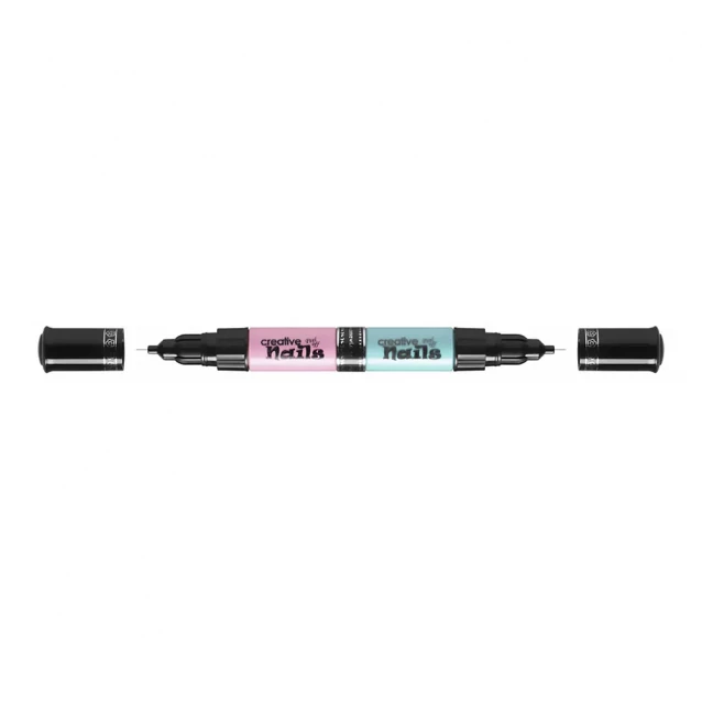 MALINOS Детский лак-карандаш для ногтей Creative Nails на водной основе (2 цвета Голубой + Розовый) - 2