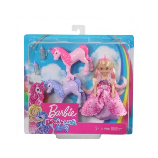 Ляльковий набір Barbie серії "Дрімтопія" - Челсі та єдинороги (GJK17) - 1