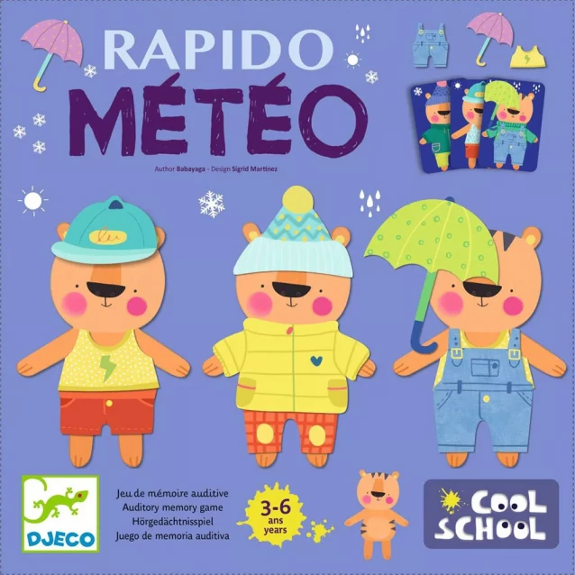 Гра настільна Djeco Рапідо Метео (DJ08527) - 1
