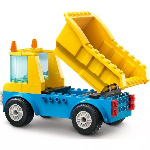 Конструктор LEGO City Будівельні вантажівки та аварійний кульовий кран (60391) - 6