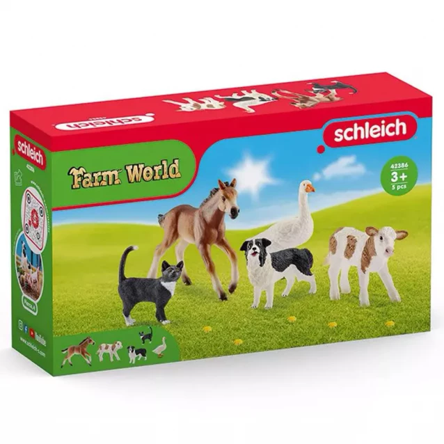 Набір фігурок тварин Schleich Farm World (42386) - 3