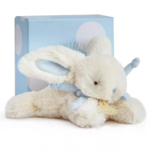 М'яка іграшка Doudou Кролик Цукерка 16 см блакитний (DC3376) - 1