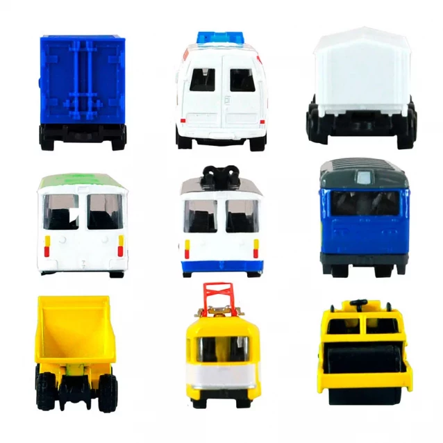 Мини-модели служебный и городской транспорт - (в диспенсере, ассорти) - 3
