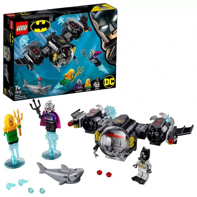 Конструктор LEGO Super Heroes Конструктор Бетсубмарина Бэтмена И Подводный Бой (76116) - 4