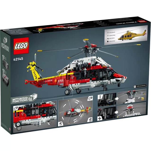 Конструктор LEGO Technic Рятувальний вертоліт Airbus H175 (42145) - 2