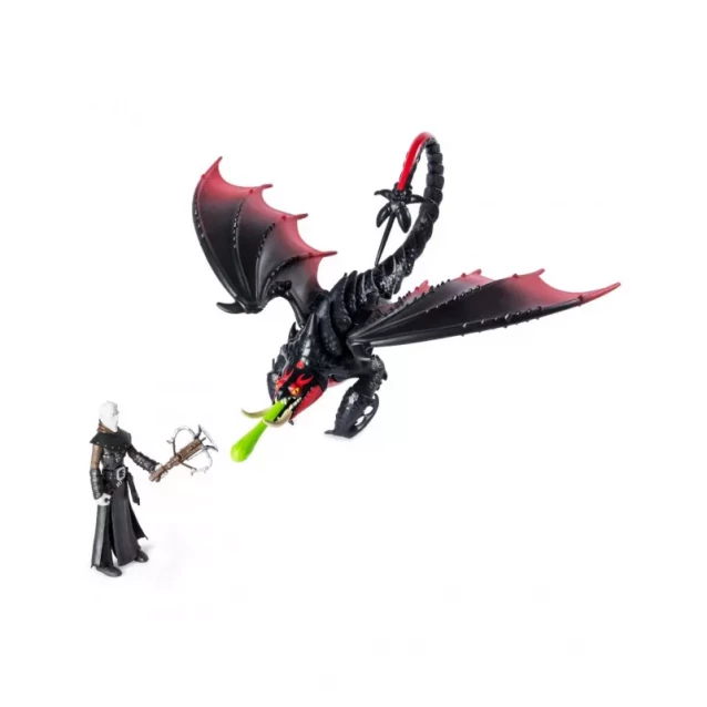 SPIN MASTER Dragons 3: Набор из дракона мертвой хватки и всадника Гриммеля - 2