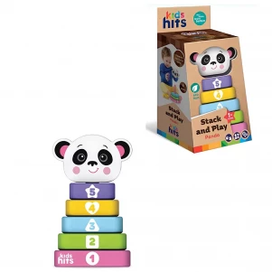 Пірамідка дерев'яна Kids Hits Панда (KH20/012) для малюків