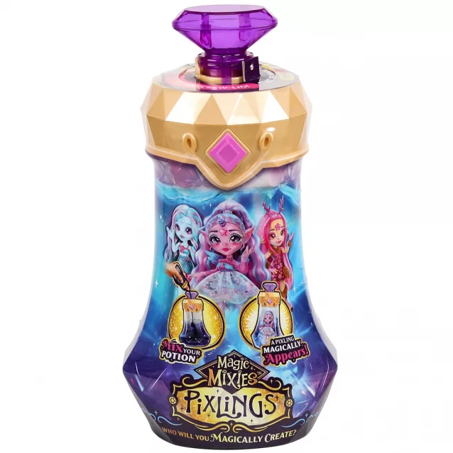 Лялька-сюрприз Magic Mixies Pixlings фіолетова (123168) - 4