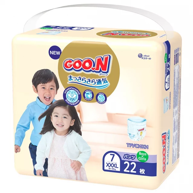 Трусики-подгузники Goo.N Premium Soft Размер 7XXXL, 18-30 кг 22 ед (863231) - 2