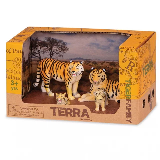 Набір фігурок Terra Сім'я тигрів (4 фігурки) (AN2775Z) - 3
