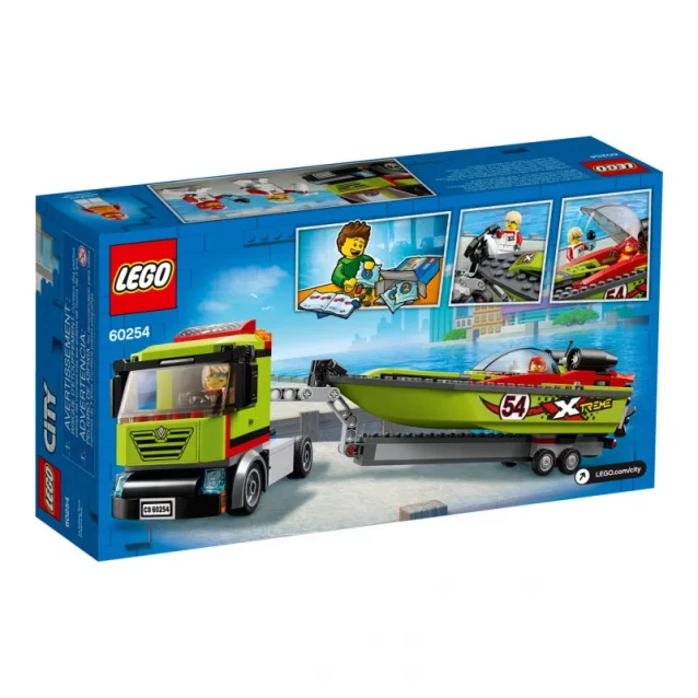 Конструктор LEGO City Транспортировщик скоростных катеров (60254) - 6
