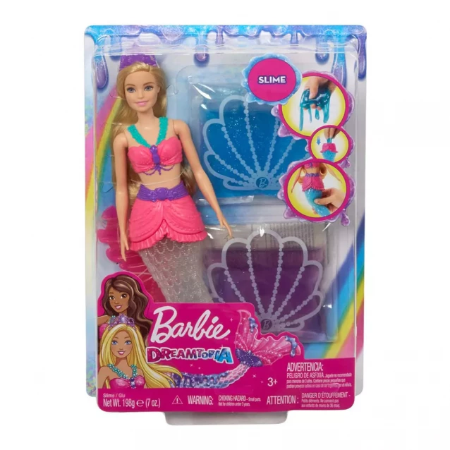 MATTEL BARBIE Русалка "Неймовірні кольори" серії Дрімтопія Barbie - 4