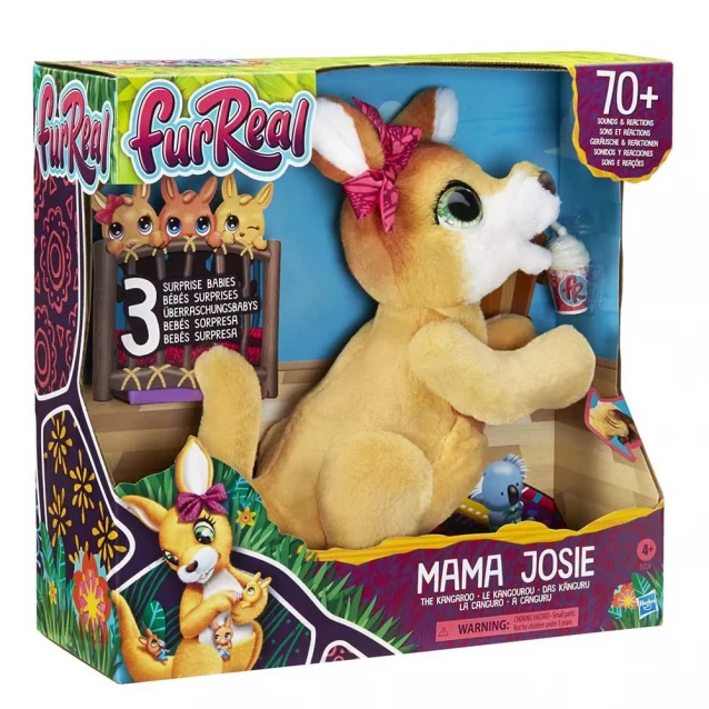 Интерактивная игрушка FurReal Friends Кенгуру Мама Джози с детенышами (E67245L0) - 6