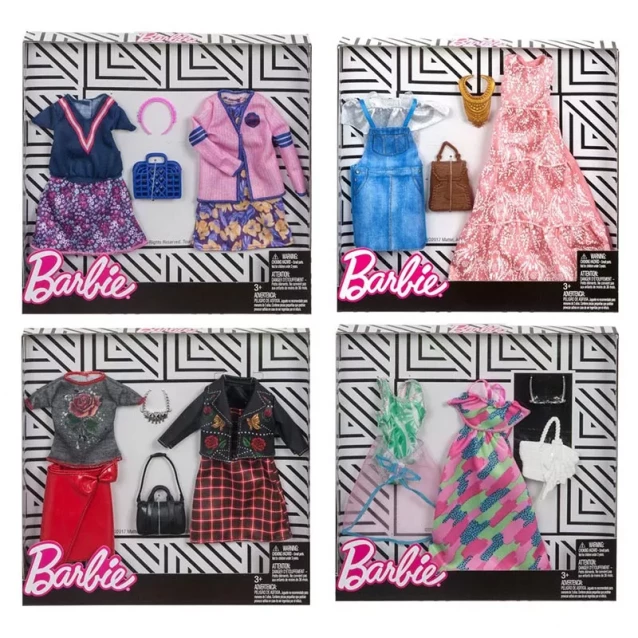 2 набори вбрання та аксесуарів Barbie, в ас. - 1