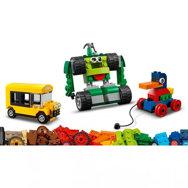 Конструктор LEGO Classic Кубики Й Колеса (11014) - 12