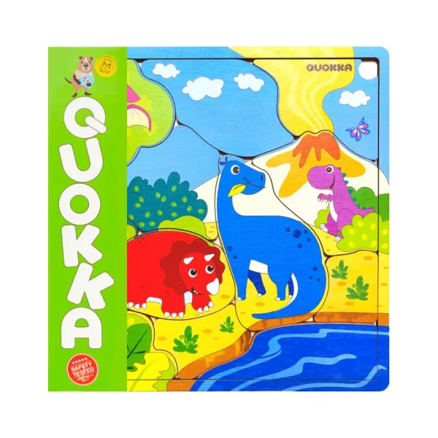 QUOKKA Великий пазл мозаїка "Динозаврики" - 1