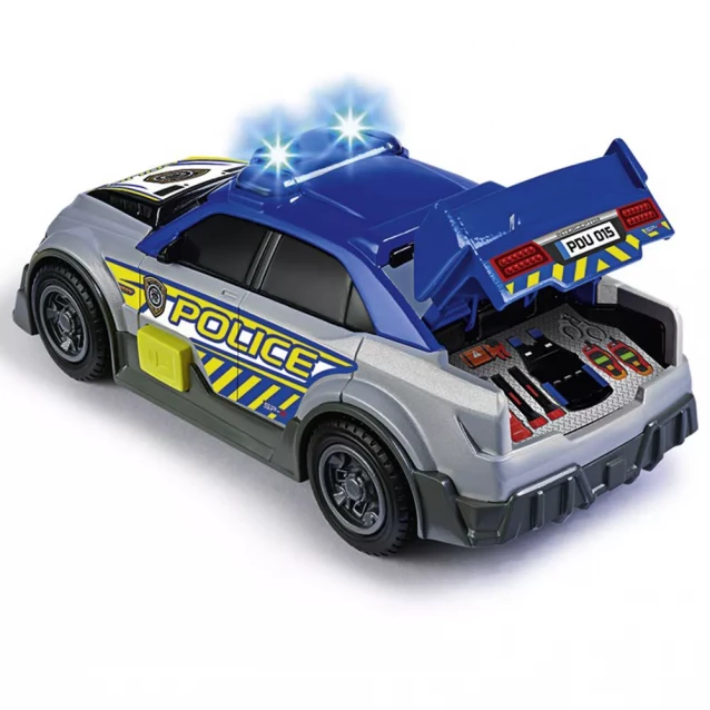 DICKIE TOYS Автомобіль "Поліція" з відкривним багажником, звук. та світл. ефектами, 15 см, 3+ 3302030 - 4