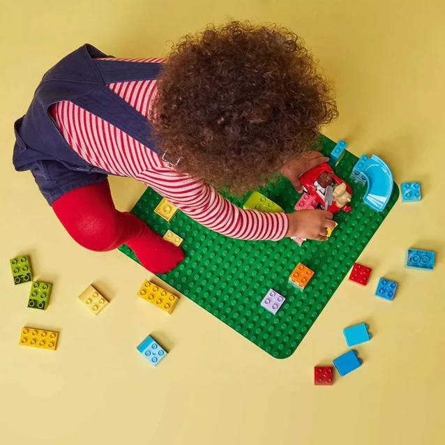 Конструктор LEGO Duplo Строительная пластина зеленого цвета (10980) - 5