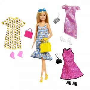 Лялька Barbie з нарядами (JCR80)  лялька Барбі