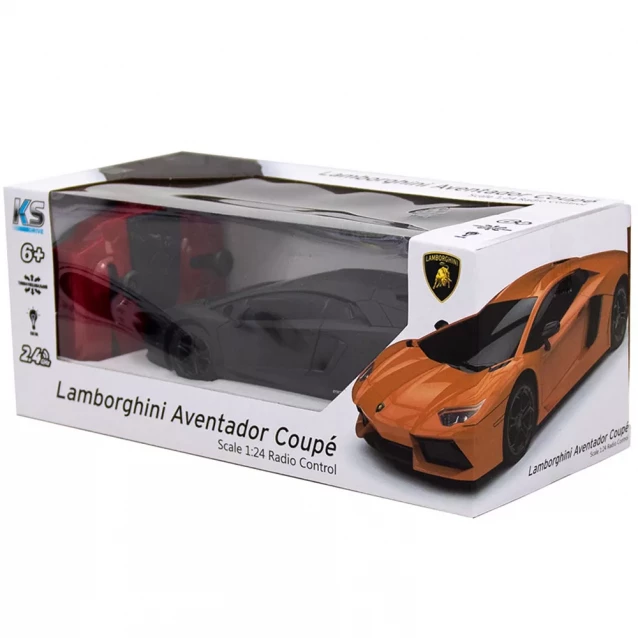 Автомодель KS Drive Lamborghini Aventador LP 700-4 1:24 на радиоуправлении черный (124GLBB) - 8