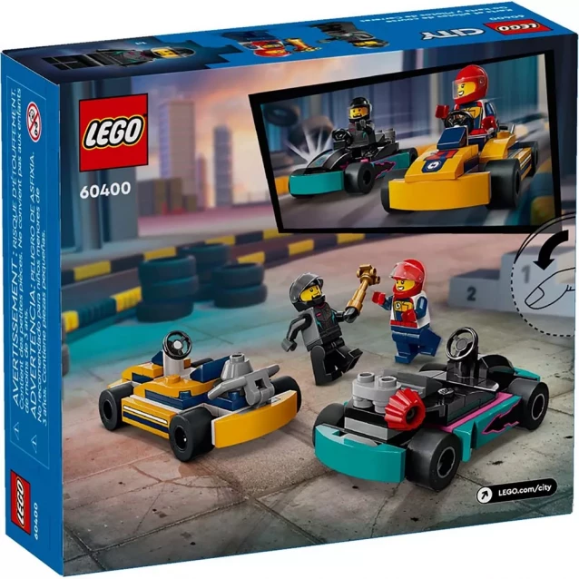 Конструктор LEGO City Картинг і гонщики (60400) - 2