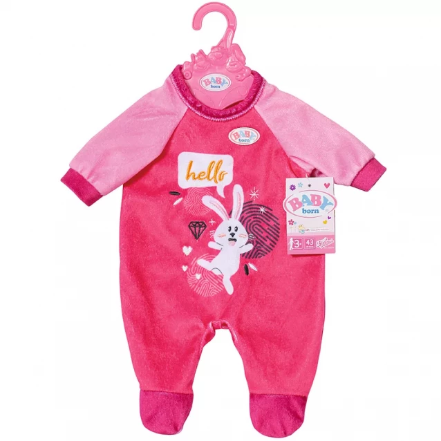 Одежда для куклы Baby Born Розовый комбинезон 43 см (832646) - 5