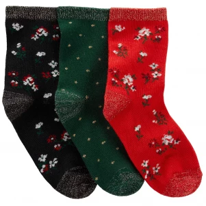 Набір шкарпеток для дiвчинки Carter's 101-131 см 3 шт (3M137710_4-7) - для дітей