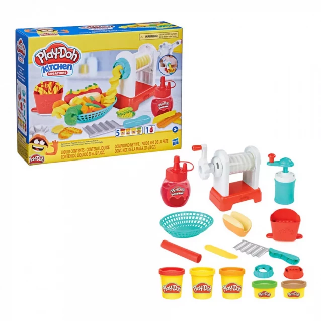 Набір пластиліну Play-Doh Картопля фрі 227 г (F13205L0) - 5